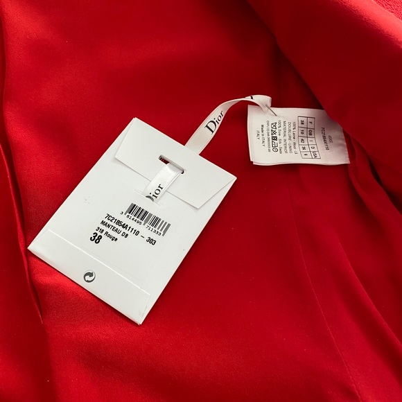 Christian Dior Red Tweed Dress - Picture 5 of 5